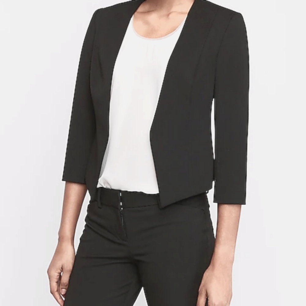 Black Express Cutaway Blazer